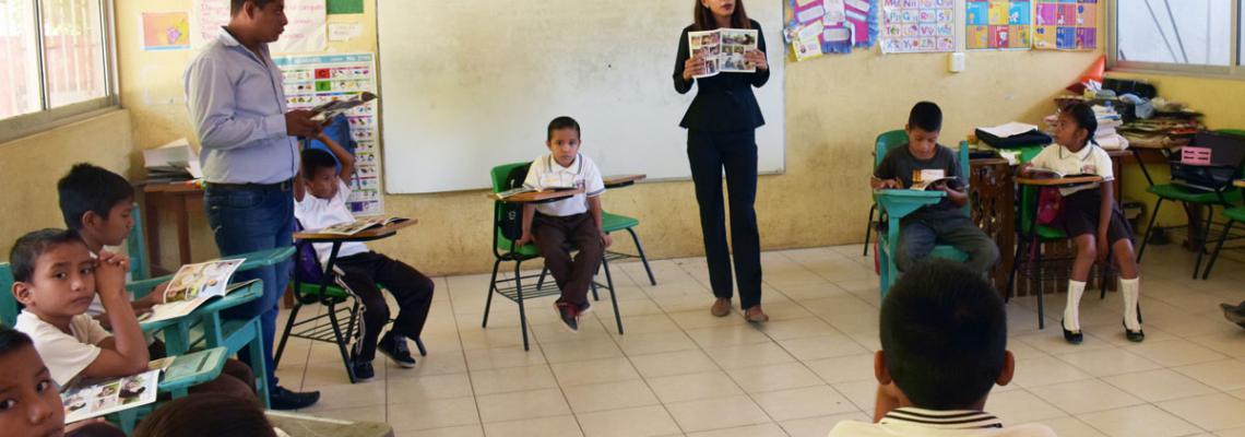 Jóvenes en Tenosique capacitan sobre migración con la Maleta Pedagógica de la OIM
