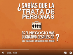 Video animado Trata de Personas