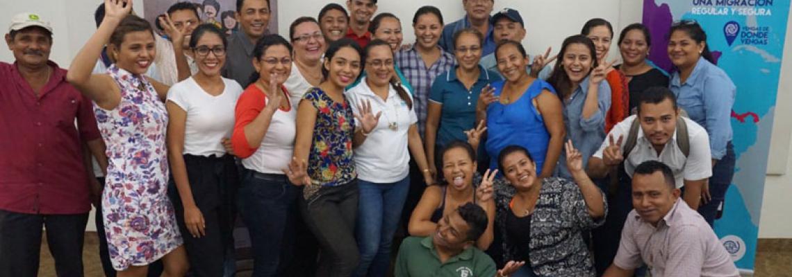 30 actores locales de los diferentes municipios de Chinandega, incluyendo, docentes y funcionarios de instituciones de Gobierno, se capacitaron en herramientas de Comunicación para el Desarrollo (C4D).