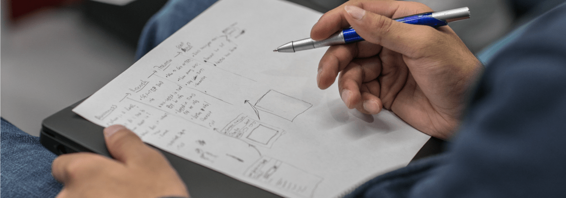 Imagen ilustrativa de un proceso de construcción creativa
