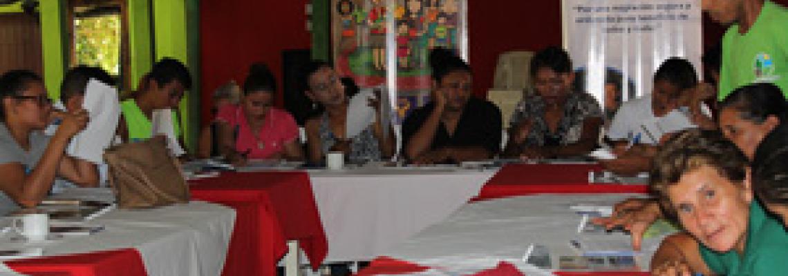 Picture training day sessions in Chinandega and Somotillo to strengthen the protection of LGBTI