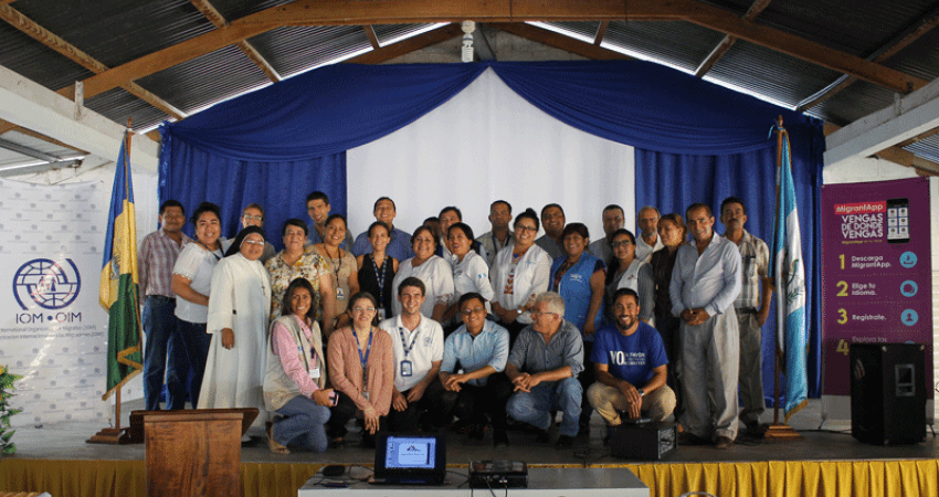 Pie de foto: Integrantes de la Mesa Técnica del Usumacinta, Petén, Guatemala.