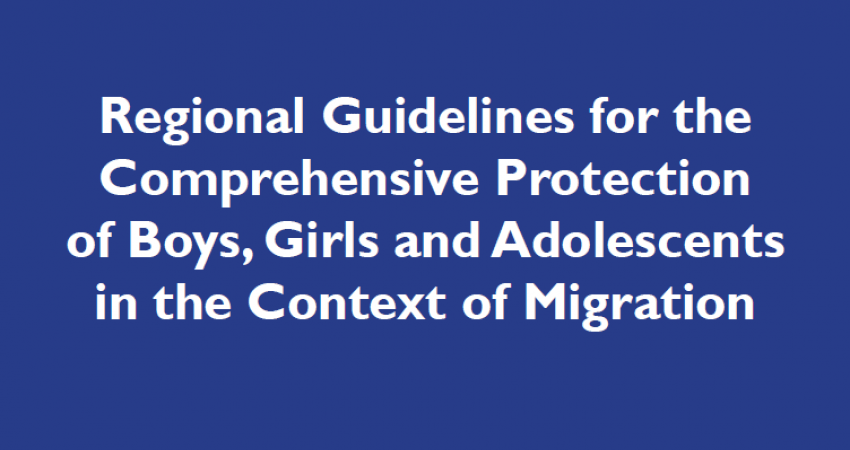 IOM welcomes adoption of Regional Guidelines for the Protection of Migrant Children Image