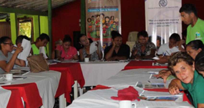 Picture training day sessions in Chinandega and Somotillo to strengthen the protection of LGBTI