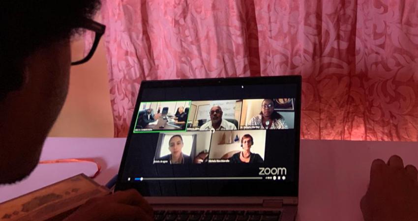 OECS-IOM webinar on freedom of movement in the region.